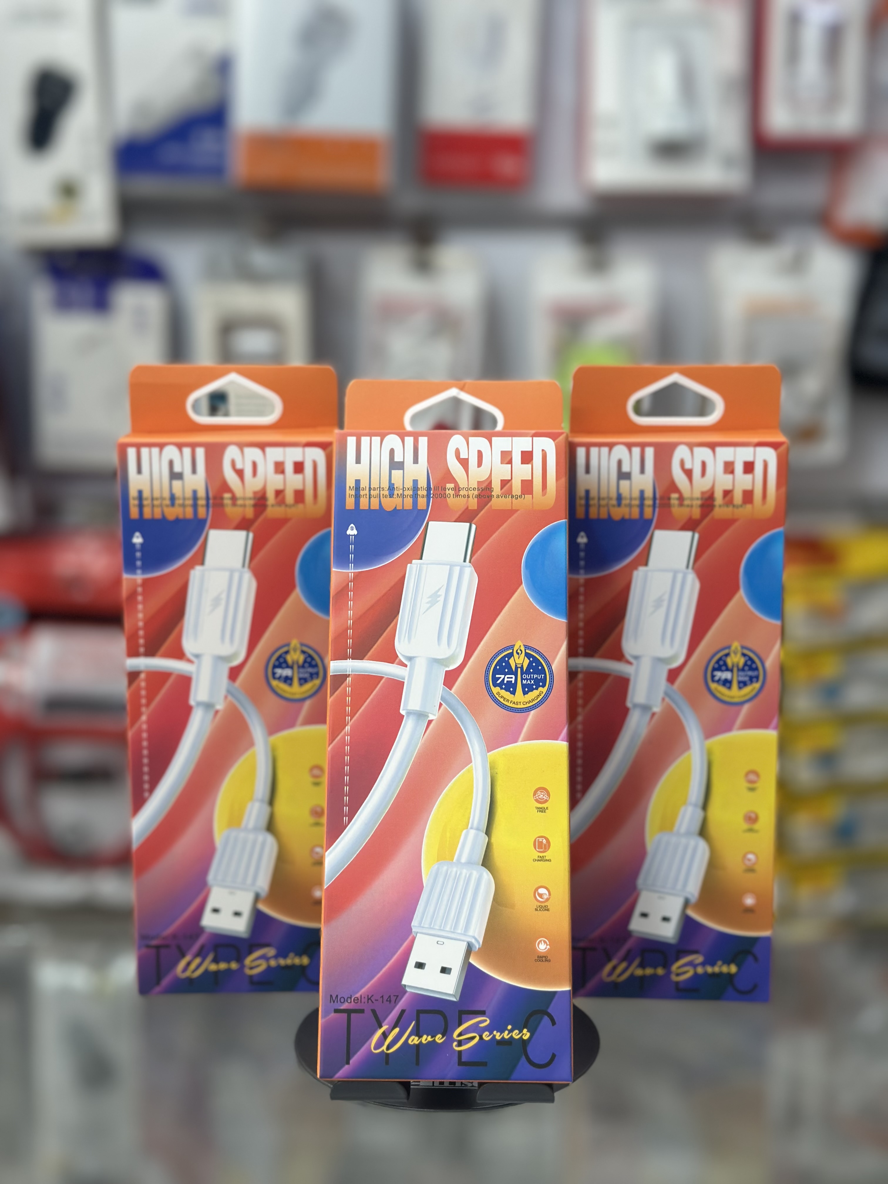 کابل شارژ TypeC مدل Highspeed فست شارژ
