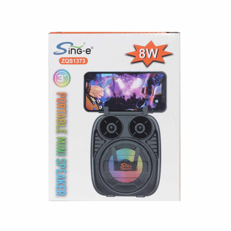 اسپیکر 8W بی سیم Sing-e مدل ZQS1373 - مشکی